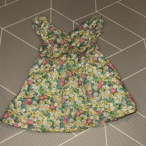 Baby Gap Floral Kids Dress - Multicolor